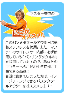 パンメタテールアウター